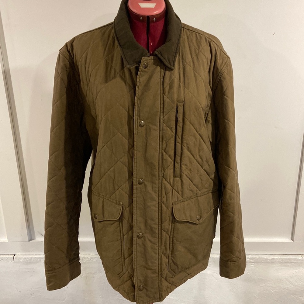 FILSON HYDER QUILTED JACKET MARSH OLIVE size large